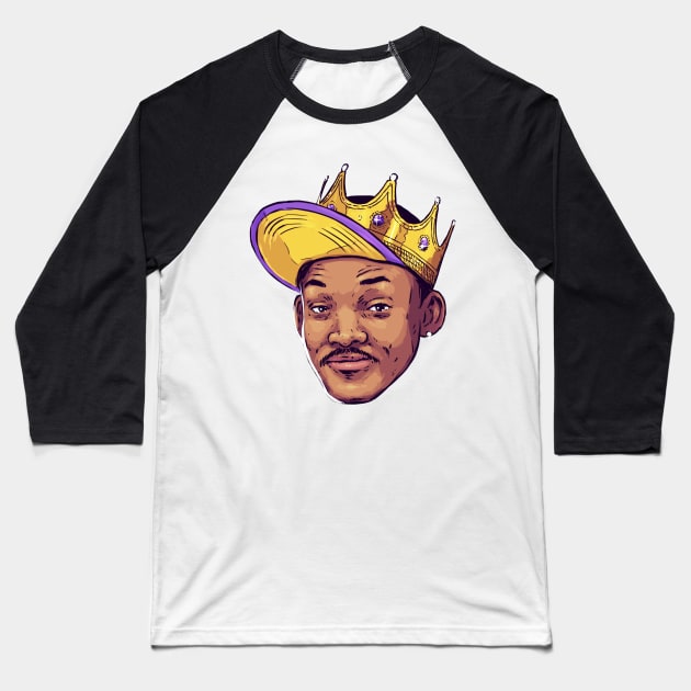 The Fresh Prince of Bel Air Baseball T-Shirt by TomWalkerArt